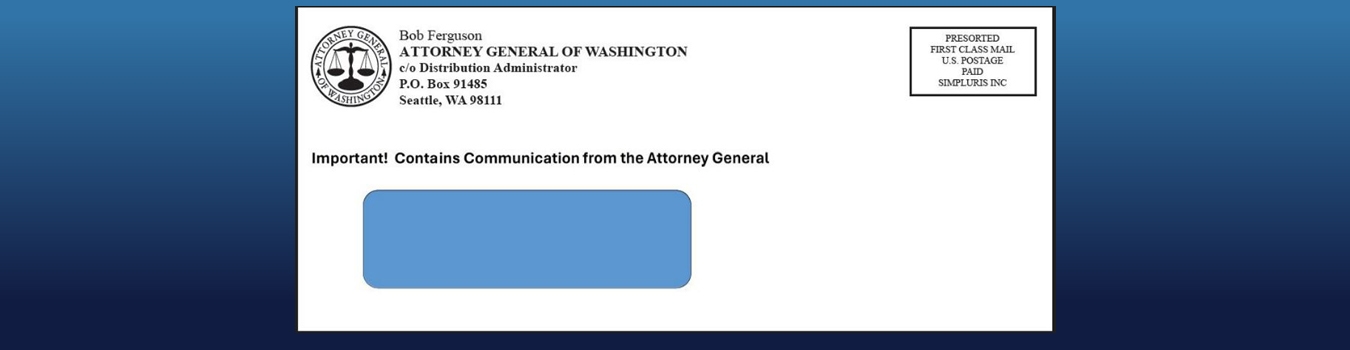 Restitution Check Envelope